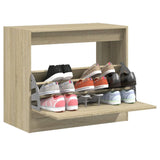 Shoe Cabinet Sonoma Oak 80x42x69 cm Engineered Wood 840003