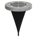 Solar Ground Lights with Ground Spikes Outdoor 12 pcs Warm White 4008201