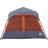 Family Tent 9-Person Grey and Orange Quick Release Waterproof 94300