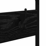 Clothes Rack Black Oak 100 x 41 x 184 cm Engineered Wood 882891