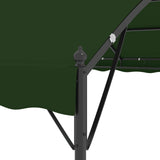 Gazebo 4 x 3 x 2.6 m Green Polyester and Steel 42030529