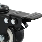 8 pcs Swivel Casters with Brakes 50 mm 277931
