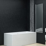 Folding Shower Enclosure 3 Panels ESG 130x138 cm 144679