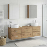Bathroom Furniture Set 5 pcs Artisan Oak 3407014