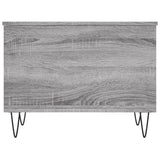 Coffee Table Grey Sonoma 60x44.5x45 cm Engineered Wood 830954
