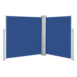 Retractable Side Awning Blue 140x600 cm 317992