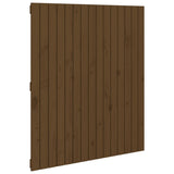 Wall Headboard Honey Brown 95.5x3x110 cm Solid Wood Pine 824936