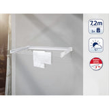 ZNTS Leifheit Wall-Mounted Clothesline Telegant 72 Protect 83305 415753