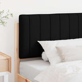 Upholstered Headboard Brown and Black 100 cm Solid Pine Wood 880195