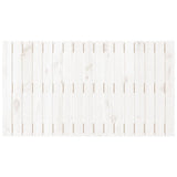 Wall Headboard White 108x3x60 cm Solid Wood Pine 824824