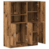 2 Piece Kitchen Cabinet Set Old Wood Engineered Wood 3324149
