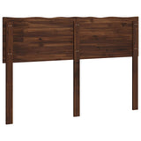 Live Edge Headboard ROSTOCK Dark Brown 150 cm Solid Acacia Wood 903221