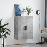 Wall Mounted Cabinet Concrete Grey 69.5x34x90 cm 828448