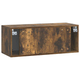 Wall-Mounted TV Cabinet Smoked Oak 78.5 x 31 x 30 cm 899400
