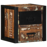 Bedside Cabinet Multicolour 40x35x40 cm Solid Wood Reclaimed 4015954