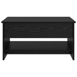 Coffee Table Black Oak 80 x 50.5 x 41.5 cm Engineered Wood 880715