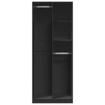 Wardrobe Black 80x50x200 cm Engineered Wood 3307757