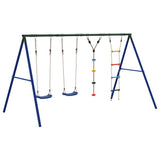 Outdoor Swing Set with Swings. Ladder. Disc Swing 3283613