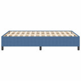 Box Spring Bed Blue 140 x 200 cm Velvet 42006975