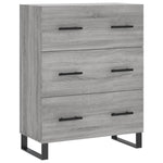 Highboard Grey Sonoma 69.5x34x180 cm Engineered Wood 3189411