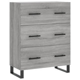 Highboard Grey Sonoma 69.5x34x180 cm Engineered Wood 3189411