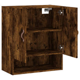 Wall Cabinet Smoked Oak 60x31x70 cm Engineered Wood 829889