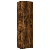 Highboard Smoked Oak 50x42.5x185 cm Engineered Wood 3281417