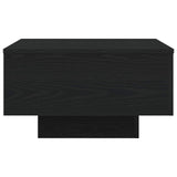 Coffee Table Black Oak 55 x 55 x31 cm Engineered Wood 862996