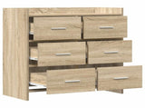Sideboard Sonoma Oak 75 x 33 x 80 cm Engineered Wood 8011101