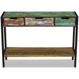 Sideboard 3 Drawers Solid Reclaimed Wood 243273