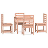 5 Piece Garden Dining Set Solid Wood Douglas 3154682