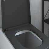 Toilet Seat Anthracite 47.5 x 35 x 3.6 cm Duroplast 42002358