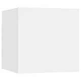 4 Piece TV Cabinet Set White Engineered Wood 3078735