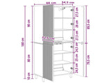 Cabinet Set 2 pcs 66 x 34.5 x 90 cm Engineered Wood 3416543