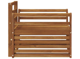 Outdoor Sofa Solid Acacia Wood Natural 3436354