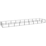Dog Kennel Black 18 m Steel 3082116