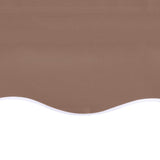 Replacement Fabric for Awning Brown 6x3 m 311983