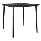 Garden Dining Set Black, Brown 3334493
