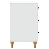 Bedside Cabinet White 43x 41 x 66.5 cm Engineered Wood 894095