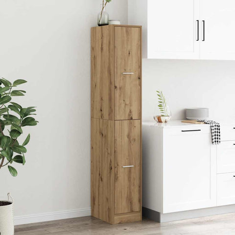 Apothecary Cabinet Artisian Oak 30x41x174.5 cm Engineered Wood 3309635