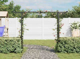 Garden Arch Black Iron 200 x 52 x 204 cm Durable Garden Arch 40778