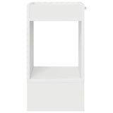 End Table 2 pcs White 30 x 30 x 56 cm Engineered Wood 890929