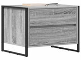 Bedside Table with Drawer 2 pcs Grey Sonoma 50 x 39.5 x 50 cm 886685