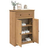 Shoe Cabinet PANAMA 80x40x114 cm Solid Wood Pine 4016391