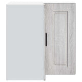 Kitchen Wall Corner Cabinet "Porto" Grey Sonoma Engineered Wood 854103