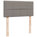 Box Spring Bed with Mattress Taupe 100x200 cm Fabric 3285803