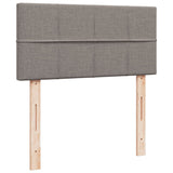 Box Spring Bed with Mattress Taupe 100x200 cm Fabric 3285803