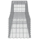 Arched Gabion Baskets 5 pcs 400x50x40/60 cm Galvanised Iron 3146960