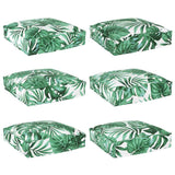 Cushion Leaf 6 pcs Leaf Pattern 40 x 40 x 8 cm Oxford Fabric 42001606