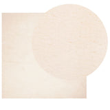 Rug HUARTE Short Pile Soft and Washable Beige 200x200 cm 375023